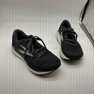 Brooks Ghost Running Shoes Athletic Sneakers Black White Women's Size 7.5 Medium